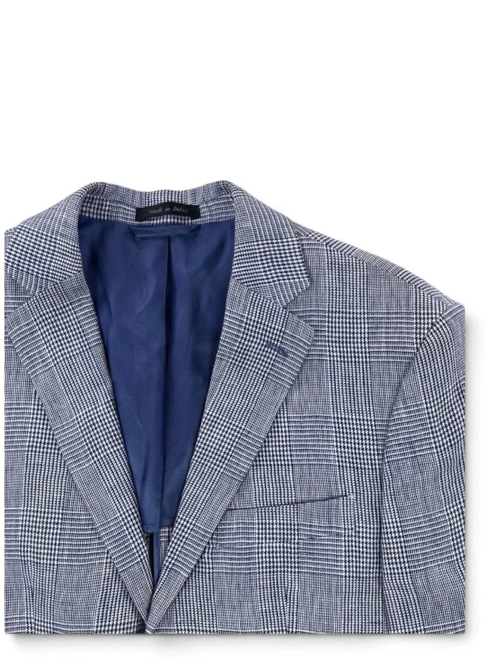 Lauren Classic Blue Glen Plaid Blazer